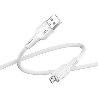 Кабель для зарядки и обмена данными USB Ridea RC-CO10 CommonPro 60W 20V/3A USB-МicroUSB 1 м Белый Кабель для зарядки и обмена данными USB Ridea RC-CO10 CommonPro 60W 20V/3A USB-МicroUSB 1 м Белый