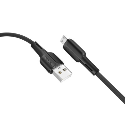 Кабель для зарядки и обмена данными USB Ridea RC-CO10 CommonPro 60W 20V/3A USB-МicroUSB 1 м Черный Кабель для зарядки и обмена данными USB Ridea RC-CO10 CommonPro 60W 20V/3A USB-МicroUSB 1 м Черный