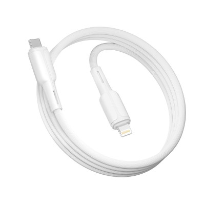 Кабель для зарядки и обмена данными USB Ridea RC-CO10 CommonPro 30W 10V/3A Type-C to Lightning 1 м Белый