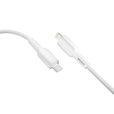 Кабель для заряджання та обміну даними USB Ridea RC-CO10 CommonPro 30W 10V/3A Type-C to Lightning 1 м Білий Кабель для заряджання та обміну даними USB Ridea RC-CO10 CommonPro 30W 10V/3A Type-C to Lightning 1 м Білий