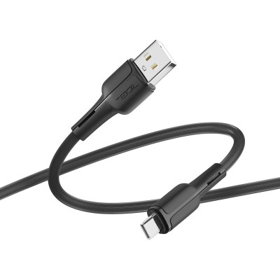 Кабель для зарядки и обмена данными USB Ridea RC-CO10 CommonPro 60W 20V/3A USB-Type C 1 м Черный Кабель для зарядки и обмена данными USB Ridea RC-CO10 CommonPro 60W 20V/3A USB-Type C 1 м Черный