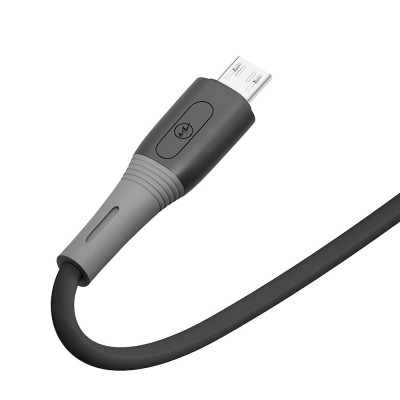 Кабель для зарядки и обмена данными USB Ridea RC-SI35 SiliconePro 60W 20V/3A USB-МicroUSB 1 м Черный Кабель для зарядки и обмена данными USB Ridea RC-SI35 SiliconePro 60W 20V/3A USB-МicroUSB 1 м Черный
