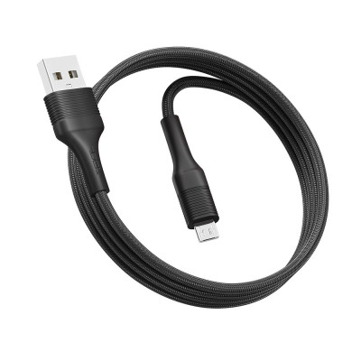 Кабель для зарядки и обмена данными USB Ridea RC-ST74 StablePro 60W 20V/3A USB-МicroUSB 1 м Черный