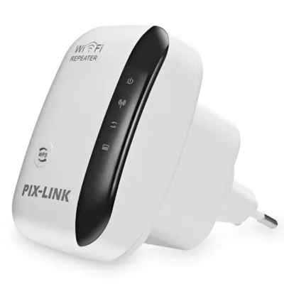 Ретранслятор репітер підсилювач сигналу Wi-Fi Pix-Link LV-WR03 White (16170-hbr)