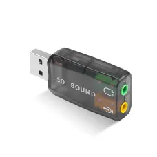 Звукова карта Atcom 5.1 USB QTS-005 Black (16159-hbr)