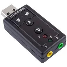 Звукова карта Atcom 7.1 USB QTS-007 Black (16160-hbr)