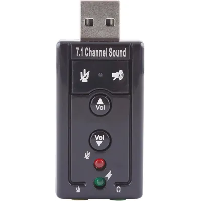Звукова карта Atcom 7.1 USB QTS-007 Black (16160-hbr)
