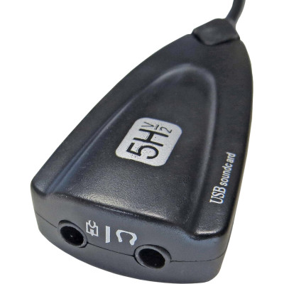 Звукова карта Atcom 7.1 USB QTS-008 Black (16161-hbr) Звукова карта Atcom 7.1 USB QTS-008 Black (16161-hbr)