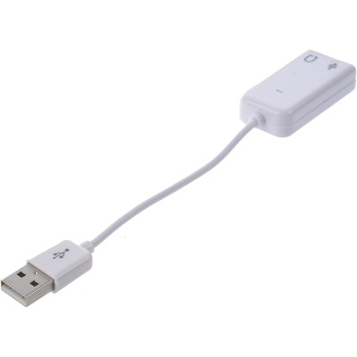Звукова карта Atcom 7.1 USB QTS-005A White (16162-hbr) Звукова карта Atcom 7.1 USB QTS-005A White (16162-hbr)