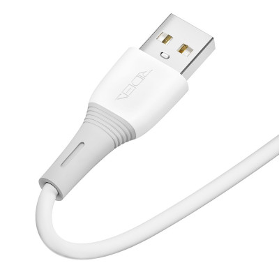 Кабель для заряджання та обміну даними USB Ridea RC-SI35 SiliconePro 60W 20V/3A USB-Type C 1 м Білий Кабель для заряджання та обміну даними USB Ridea RC-SI35 SiliconePro 60W 20V/3A USB-Type C 1 м Білий