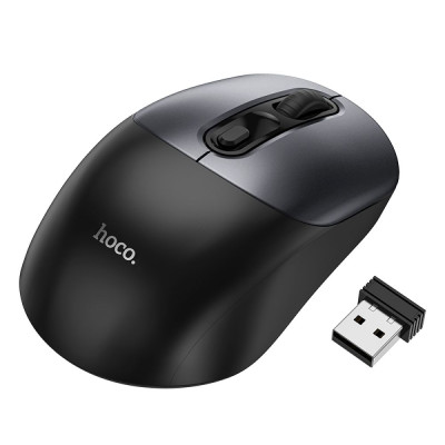 Бездротова оптична мишка Hoco GM28 2.4GHz 800-1600 DPI Black Бездротова оптична мишка Hoco GM28 2.4GHz 800-1600 DPI Black