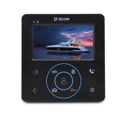 Комплект відеодомофона і відеопанель BCOM BD-480 Black Kit Комплект відеодомофона і відеопанель BCOM BD-480 Black Kit
