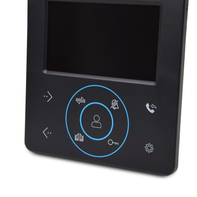 Комплект відеодомофона і відеопанель BCOM BD-480 Black Kit Комплект відеодомофона і відеопанель BCOM BD-480 Black Kit