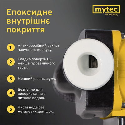 Насос циркуляційний Mytec OTP 6/25E 180 Насос циркуляційний Mytec OTP 6/25E 180
