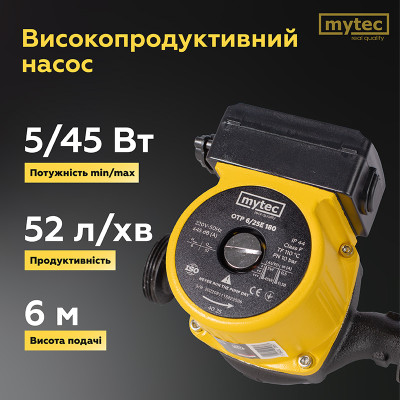 Насос циркуляційний Mytec OTP 6/25E 180 Насос циркуляційний Mytec OTP 6/25E 180