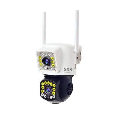 IP-камера уличная с двойным объективом XON SmartCam Wi-Fi 1080P Белый (NCWEW22VW 7416)
