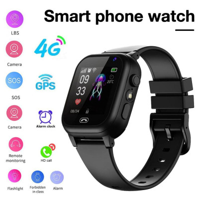 Наручний смарт-годинник дитячий Aishi Q15 з функцією дзвінка 4G і GPS Black (16417-hbr) Наручний смарт-годинник дитячий Aishi Q15 з функцією дзвінка 4G і GPS Black (16417-hbr)