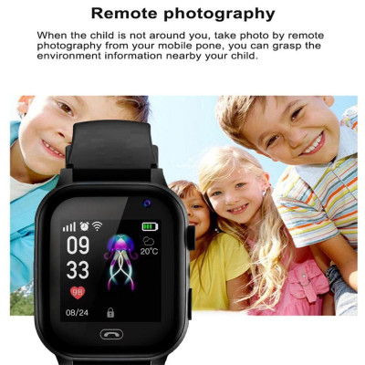 Наручний смарт-годинник дитячий Aishi Q15 з функцією дзвінка 4G і GPS Black (16417-hbr) Наручний смарт-годинник дитячий Aishi Q15 з функцією дзвінка 4G і GPS Black (16417-hbr)