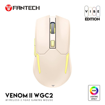 Беспроводная игровая мышка Fantech WGC2 Venom II Vibe 2.4GHz 300mAh 30IPS White Беспроводная игровая мышка Fantech WGC2 Venom II Vibe 2.4GHz 300mAh 30IPS White