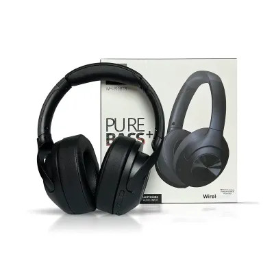Беспроводные наушники Nia 910BTR Bluetooth с функцией FM-радио Black Беспроводные наушники Nia 910BTR Bluetooth с функцией FM-радио Black