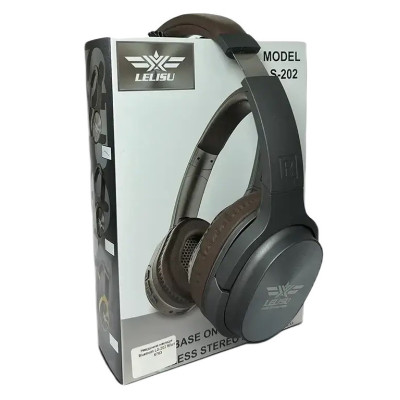 Бездротові навушники No Brand LELISU LS-202 Bluetooth Grey Бездротові навушники No Brand LELISU LS-202 Bluetooth Grey