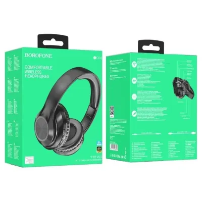 Бездротові навушники Borofone BO24 Bluetooth Black Бездротові навушники Borofone BO24 Bluetooth Black