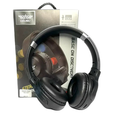 Беспроводные складные наушники No Brand LELISU LS-800A Bluetooth Black Беспроводные складные наушники No Brand LELISU LS-800A Bluetooth Black