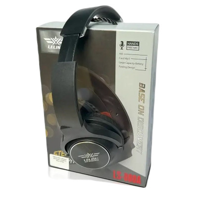 Беспроводные складные наушники No Brand LELISU LS-800A Bluetooth Black Беспроводные складные наушники No Brand LELISU LS-800A Bluetooth Black