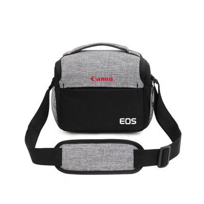 Сумка для фотоаппарата Canon EOS 23x13x19см Digital Средняя Черная с серым ( код: IBF076SB1 )