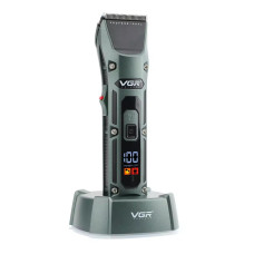 Машинка для стрижки волос VGR V-696 LED-дисплей аккумуляторная 10W Grey