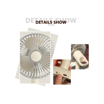 Вентилятор настольный портативный FAN KD197 Simple desktop USB Бледно-желтый Вентилятор настольный портативный FAN KD197 Simple desktop USB Бледно-желтый