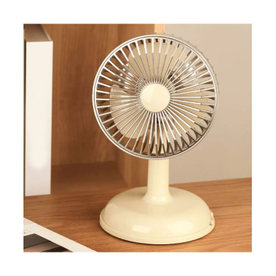 Вентилятор настольный портативный FAN KD197 Simple desktop USB Бледно-желтый Вентилятор настольный портативный FAN KD197 Simple desktop USB Бледно-желтый