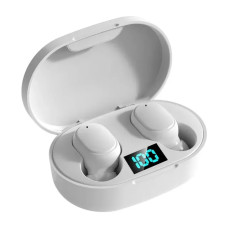 Беспроводные наушники TWS E6S Led Bluetooth 5.1 Белые