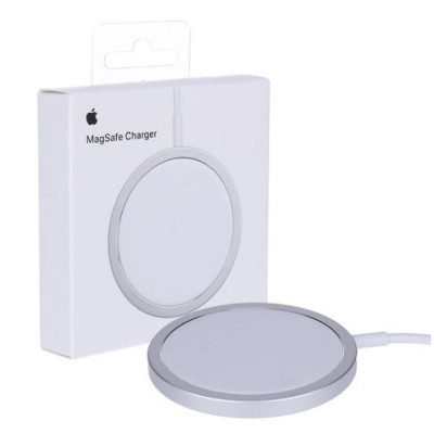 Бездротовий зарядний пристрій Wuw Apple Magnetic MagSafe USB Type-C 15W 1m White (87684667)