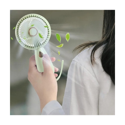 Вентилятор ручной аккумуляторный Mini Fan ZB103 Салатовый Вентилятор ручной аккумуляторный Mini Fan ZB103 Салатовый