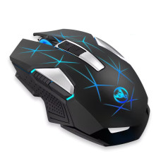Мышь беспроводная с аккумулятором HXSJ T300 2.4 G Hz Black