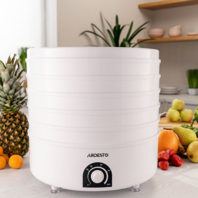 Сушка электрическая для продуктов Ardesto FDB-5385 D38.5 см 520Вт White Сушка электрическая для продуктов Ardesto FDB-5385 D38.5 см 520Вт White