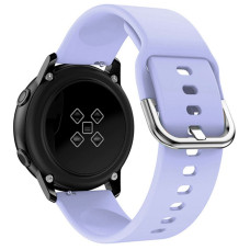 Ремешок Universal 20 mm Silicone Design Samsung/Amazfit/Huawei Elegant Purple