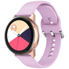 Ремешок Universal 20 mm Silicone Design Samsung/Amazfit/Huawei Lavander