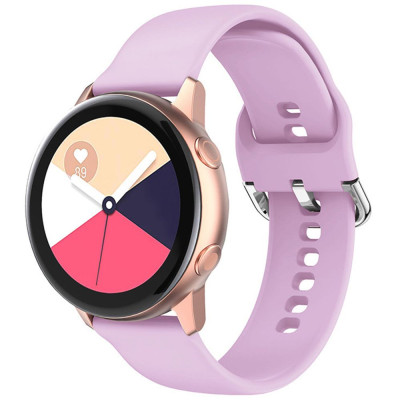 Ремешок Universal 20 mm Silicone Design Samsung/Amazfit/Huawei Lavander