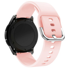 Ремешок Universal 20 mm Silicone Design Samsung/Amazfit/Huawei Light Pink
