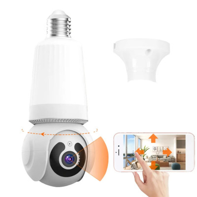 IP-камера видеонаблюдения RIAS Q26 E27 White IP-камера видеонаблюдения RIAS Q26 E27 White
