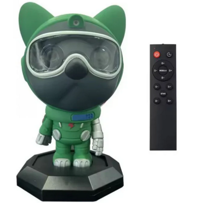 Ночник звездного неба Космическая собака Nebula Dog Projector с пультом Green Ночник звездного неба Космическая собака Nebula Dog Projector с пультом Green