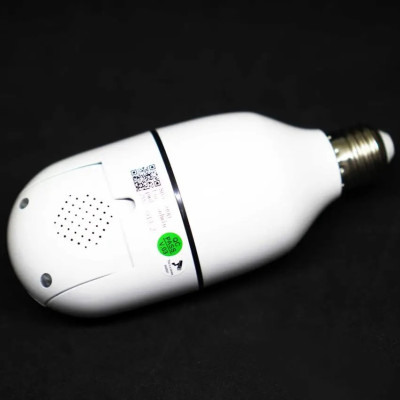 IP-камера видеонаблюдения UKC SQ02 E27 Wi-Fi White IP-камера видеонаблюдения UKC SQ02 E27 Wi-Fi White