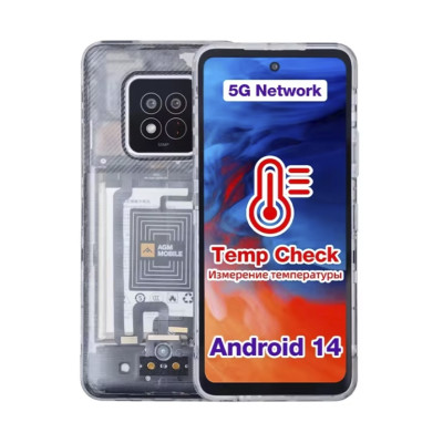 Мобильный телефон AGM X6 8/128gb phantom Transparent (1833)