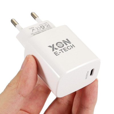 Зарядний пристрій XON PowerCharge 20W PD20 USB Type-C White (PCWB020020A0С1W 6167) Зарядний пристрій XON PowerCharge 20W PD20 USB Type-C White (PCWB020020A0С1W 6167)