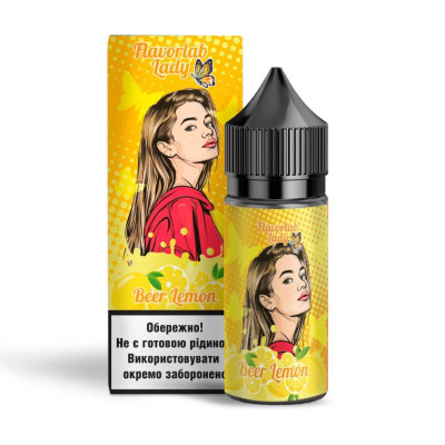 Набор для самозамеса солевой FlavorLab Lady 30 мл 0-50 мг Лимонное пиво (16564)