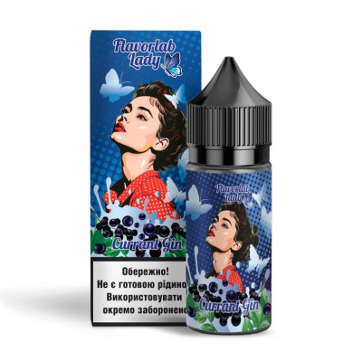 Набор для самозамеса солевой FlavorLab Lady 30 мл 0-50 мг Джин Смородина (16562)