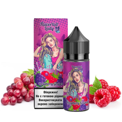 Набор для самозамеса солевой FlavorLab Lady 30 мл 0-50 мг Малина Виноград (16553) Набор для самозамеса солевой FlavorLab Lady 30 мл 0-50 мг Малина Виноград (16553)