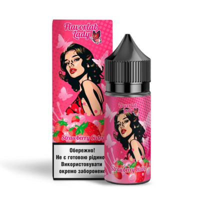 Набор для самозамеса солевой FlavorLab Lady 30 мл 0-50 мг Клубничный Сидр (16566)